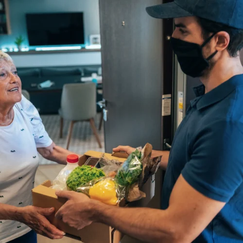 Distribucion reparto y recogida de productos alimenticios a domicilio