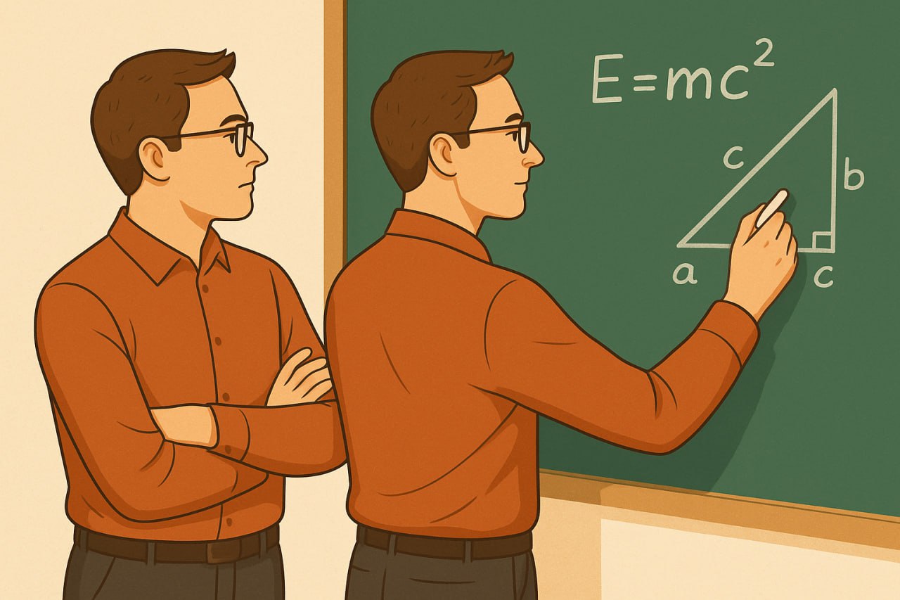 Cuando el profesor eres tú y el alumno también