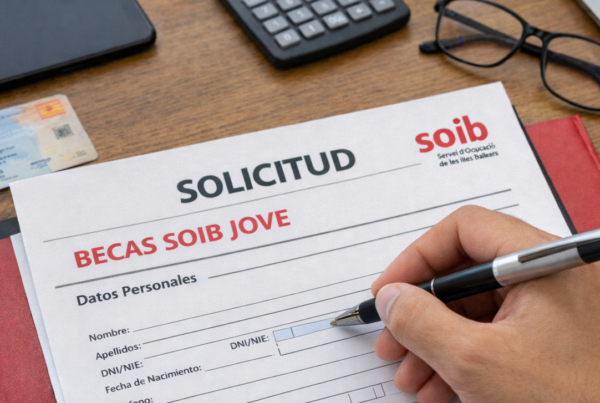 Formulario de solicitud de becas