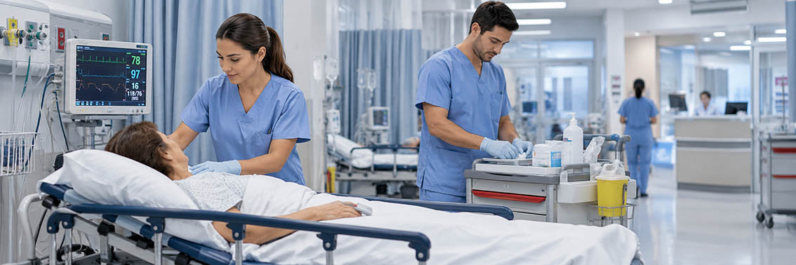 Curso gratuito de Cuidados auxiliares de enfermería en los servicios de urgencia